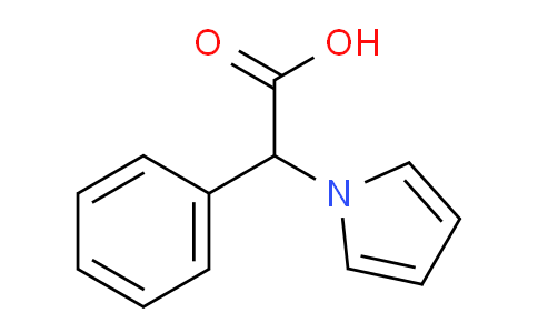 CAS No. 105264-23-1, 2-phenyl-2-(1H-pyrrol-1-yl)acetic acid