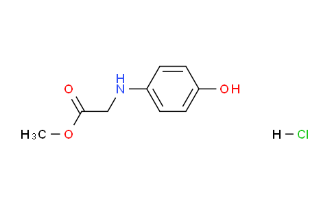 CAS No. 113210-35-8, methyl (4-hydroxyphenyl)glycinate hydrochloride