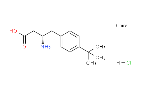 CAS No. 1217789-95-1, (S)-3-amino-4-(4-(tert-butyl)phenyl)butanoic acid hydrochloride
