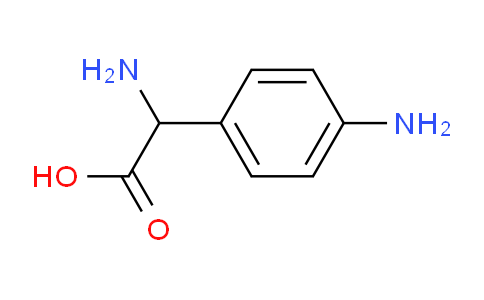 CAS No. 75176-85-1, 2-amino-2-(4-aminophenyl)acetic acid