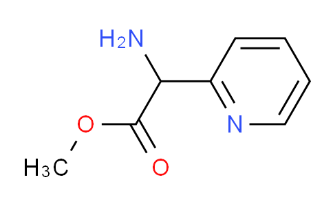 CAS No. 154410-83-0, methyl 2-amino-2-(pyridin-2-yl)acetate