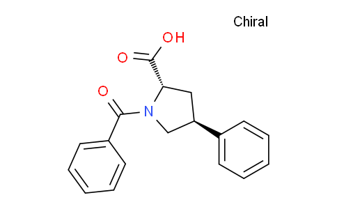 CAS No. 120851-71-0, (2S,4S)-1-benzoyl-4-phenylpyrrolidine-2-carboxylic acid