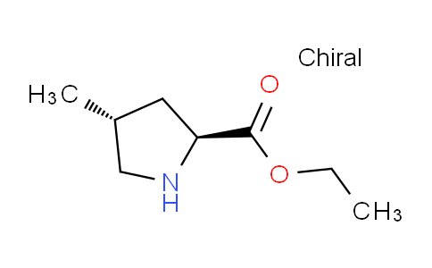 CAS No. 165273-06-3, ethyl (2S,4R)-4-methylpyrrolidine-2-carboxylate