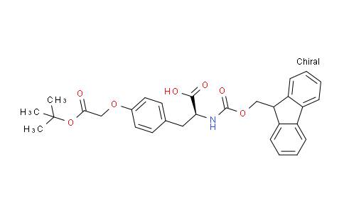 CAS No. 181951-92-8, (S)-2-((((9H-fluoren-9-yl)methoxy)carbonyl)amino)-3-(4-(2-(tert-butoxy)-2-oxoethoxy)phenyl)propanoic acid