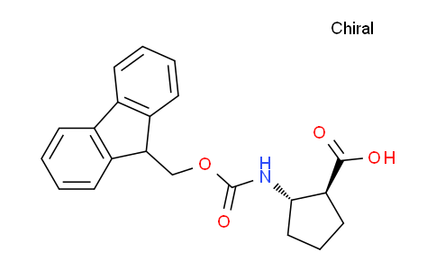 CAS No. 359586-64-4, (1S,2S)-2-((((9H-fluoren-9-yl)methoxy)carbonyl)amino)cyclopentane-1-carboxylic acid
