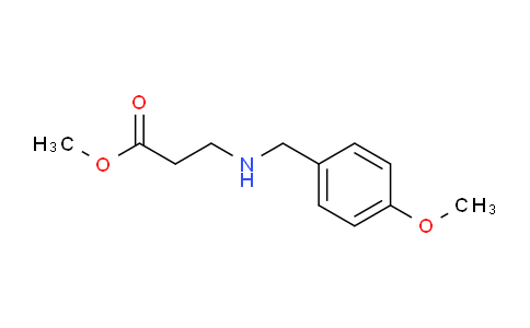 CAS No. 55383-92-1, methyl 3-((4-methoxybenzyl)amino)propanoate