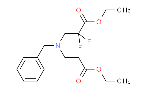 CAS No. 851314-55-1, ethyl 3-(benzyl(3-ethoxy-3-oxopropyl)amino)-2,2-difluoropropanoate