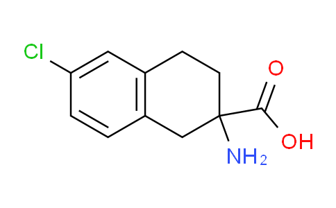 CAS No. 74444-73-8, 2-Amino-6-chloro-1,2,3,4-tetrahydro-naphthalene-2-carboxylic acid