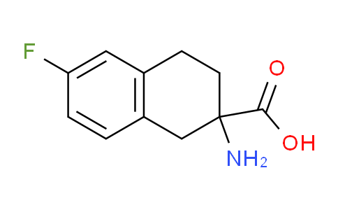 CAS No. 885274-22-6, 2-Amino-6-fluoro-1,2,3,4-tetrahydro-naphthalene-2-carboxylic acid