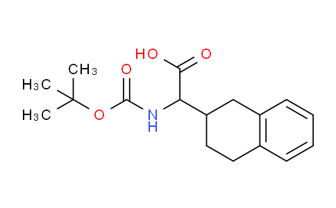 CAS No. 936214-27-6, 2-((tert-Butoxycarbonyl)amino)-2-(1,2,3,4-tetrahydronaphthalen-2-yl)acetic acid
