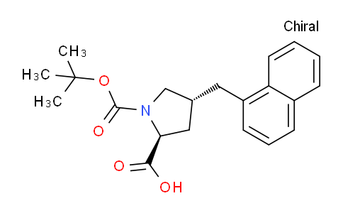 CAS No. 959582-82-2, (2S,4R)-1-(tert-butoxycarbonyl)-4-(naphthalen-1-ylmethyl)pyrrolidine-2-carboxylic acid
