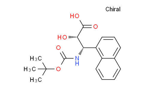 CAS No. 959583-61-0, (2S,3S)-3-((tert-butoxycarbonyl)amino)-2-hydroxy-3-(naphthalen-1-yl)propanoic acid
