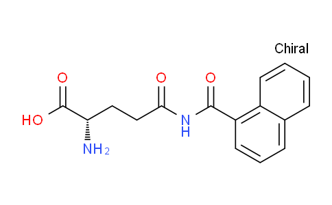 CAS No. 13640-38-5, (S)-5-(1-Naphthamido)-2-amino-5-oxopentanoic acid
