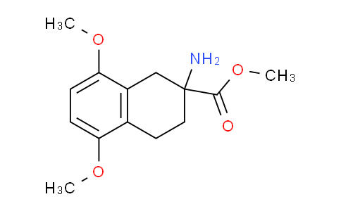 CAS No. 99907-80-9, Methyl 2-amino-5,8-dimethoxy-1,2,3,4-tetrahydronaphthalene-2-carboxylate