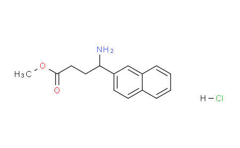 CAS No. 811842-04-3, Methyl 4-amino-4-(naphthalen-2-yl)butanoate hydrochloride