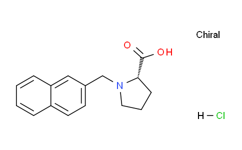 CAS No. 1049727-63-0, (naphthalen-2-ylmethyl)-L-proline hydrochloride