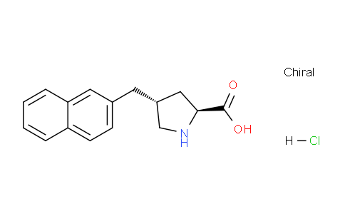 CAS No. 1049740-41-1, (2S,4R)-4-(naphthalen-2-ylmethyl)pyrrolidine-2-carboxylic acid hydrochloride