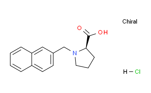 CAS No. 1217740-70-9, (naphthalen-2-ylmethyl)-D-proline hydrochloride