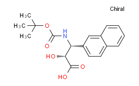 CAS No. 1217602-85-1, (2R,3R)-3-((tert-butoxycarbonyl)amino)-2-hydroxy-3-(naphthalen-2-yl)propanoic acid