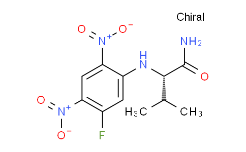 CAS No. 132679-61-9, (S)-2-((5-Fluoro-2,4-dinitrophenyl)amino)-3-methylbutanamide