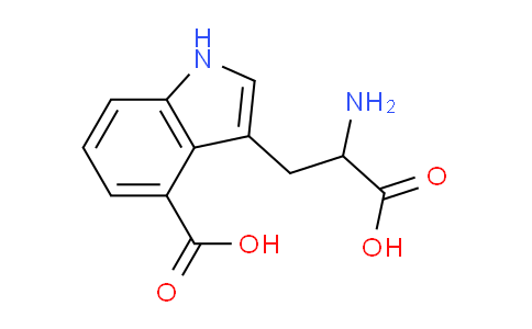 CAS No. 879553-00-1, 3-(2-Amino-2-carboxyethyl)-1H-indole-4-carboxylic acid