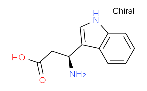 CAS No. 329013-06-1, (S)-3-amino-3-(1H-indol-3-yl)propanoic acid
