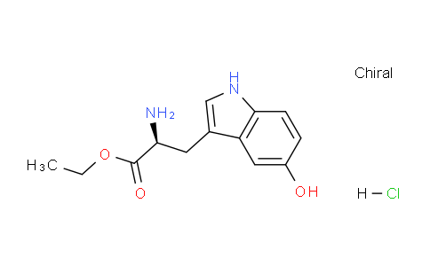 CAS No. 57432-62-9, (S)-Ethyl 2-amino-3-(5-hydroxy-1H-indol-3-yl)propanoate hydrochloride