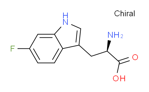 CAS No. 108391-82-8, (R)-2-amino-3-(6-fluoro-1H-indol-3-yl)propanoic acid