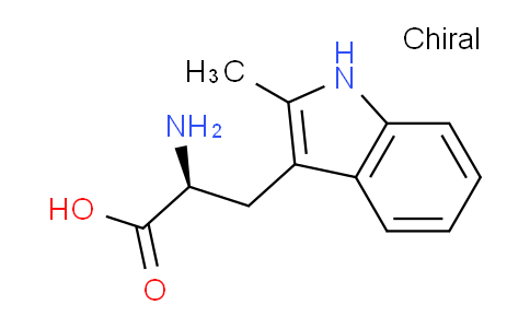 CAS No. 33468-32-5, (S)-2-amino-3-(2-methyl-1H-indol-3-yl)propanoic acid