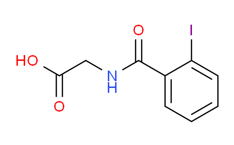 CAS No. 147-58-0, 2-[(2-iodobenzoyl)amino]acetic acid