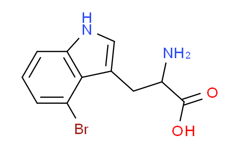 CAS No. 25796-04-7, 2-amino-3-(4-bromo-1H-indol-3-yl)propanoic acid