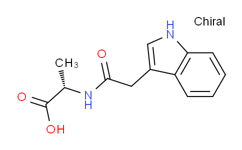 CAS No. 57105-39-2, (2-(1H-indol-3-yl)acetyl)-L-alanine