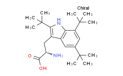 CAS No. 62029-63-4, (S)-2-amino-3-(2,5,7-tri-tert-butyl-1H-indol-3-yl)propanoic acid
