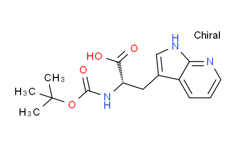 CAS No. 146610-21-1, (S)-2-((tert-butoxycarbonyl)amino)-3-(1H-pyrrolo[2,3-b]pyridin-3-yl)propanoic acid
