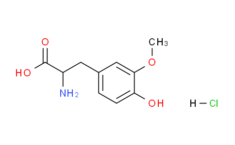 CAS No. 91013-37-5, 2-Amino-3-(4-hydroxy-3-methoxyphenyl)propanoic acid hydrochloride