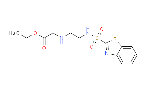 CAS No. 620628-51-5, ethyl (2-(benzo[d]thiazole-2-sulfonamido)ethyl)glycinate