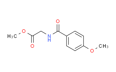 CAS No. 62086-71-9, methyl (4-methoxybenzoyl)glycinate