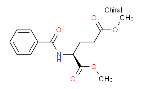 CAS No. 86555-46-6, dimethyl benzoyl-L-glutamate