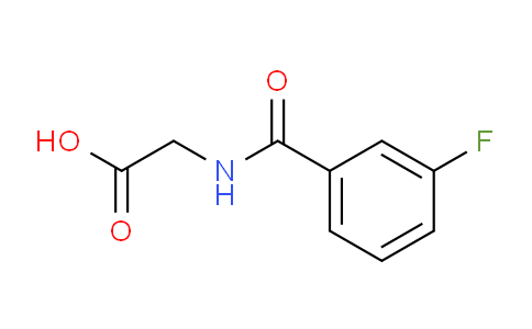 CAS No. 366-47-2, (3-fluorobenzoyl)glycine