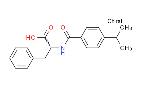 CAS No. 105746-38-1, (4-isopropylbenzoyl)-D-phenylalanine