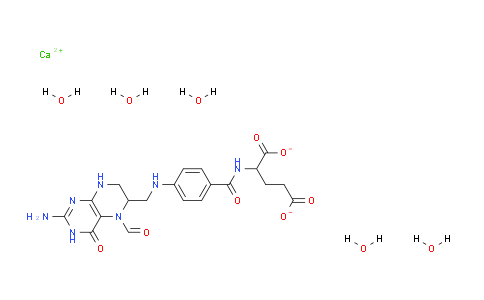 CAS No. 6035-45-6, Folinic Acid Calcium Pentahydrate