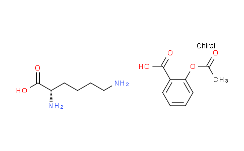 62952-06-1 | L-lysine compound with 2-acetoxybenzoic acid (1:1)