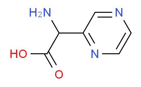 CAS No. 1043865-63-9, Amino(pyrazin-2-yl)acetic acid