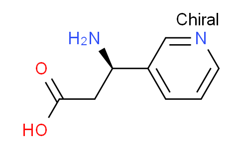 CAS No. 155050-17-2, (R)-3-amino-3-(pyridin-3-yl)propanoic acid