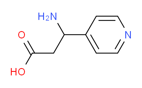 CAS No. 3429-24-1, 3-Amino-3-(pyridin-4-yl)propanoic acid