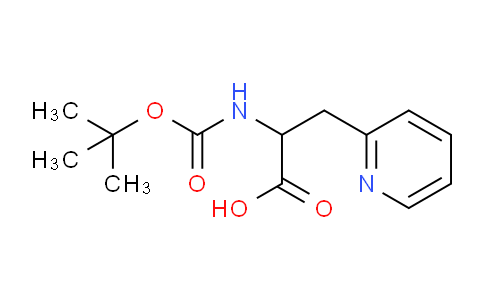 CAS No. 119434-71-8, 2-{[(tert-Butoxy)carbonyl]amino}-3-(pyridin-2-yl)-propanoic acid