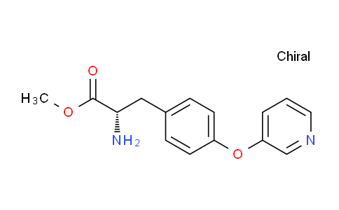 CAS No. 1137013-14-9, (S)-Methyl 2-amino-3-(4-(pyridin-3-yloxy)phenyl)propanoate