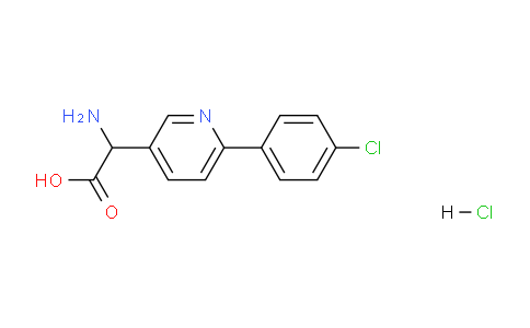 CAS No. 1137666-85-3, 2-Amino-2-(6-(4-chlorophenyl)pyridin-3-yl)acetic acid hydrochloride