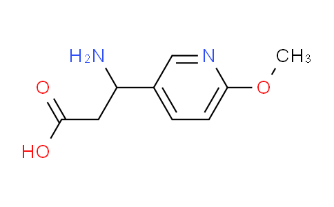 CAS No. 773126-35-5, 3-amino-3-(6-methoxypyridin-3-yl)propanoic acid