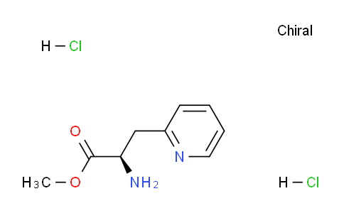 CAS No. 163513-22-2, methyl (R)-2-amino-3-(pyridin-2-yl)propanoate dihydrochloride